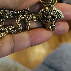 Gold Leopard Chain Necklace